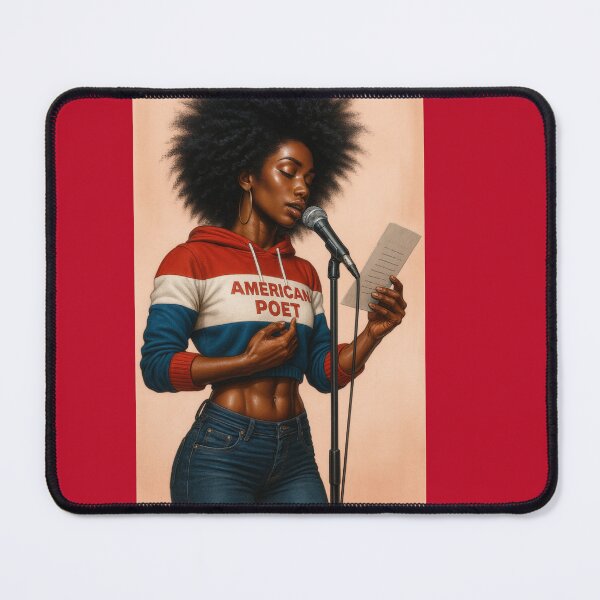 Item preview, American Poet red white blue designed and sold by Antuan Simmons.