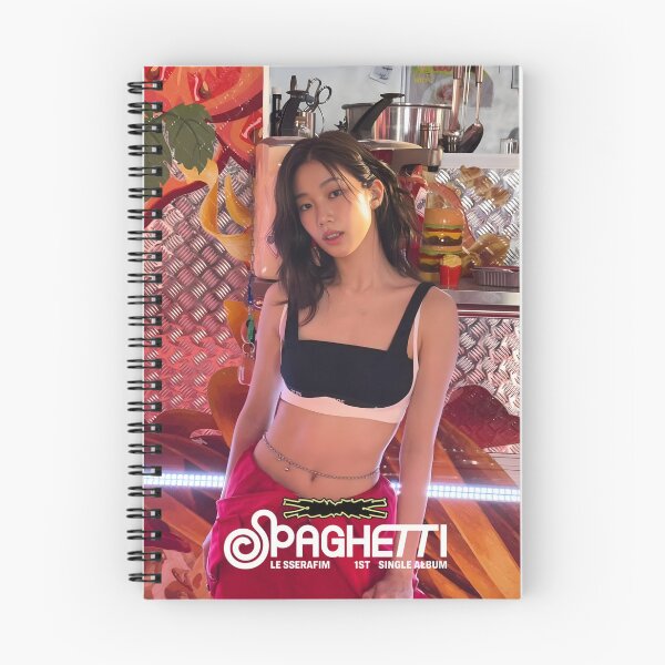 Item preview, LE SSERAFIM SPAGHETTI Kazuha Merchandise – Limited Edition K-pop Apparel & Accessories designed and sold by Valereekmerch.