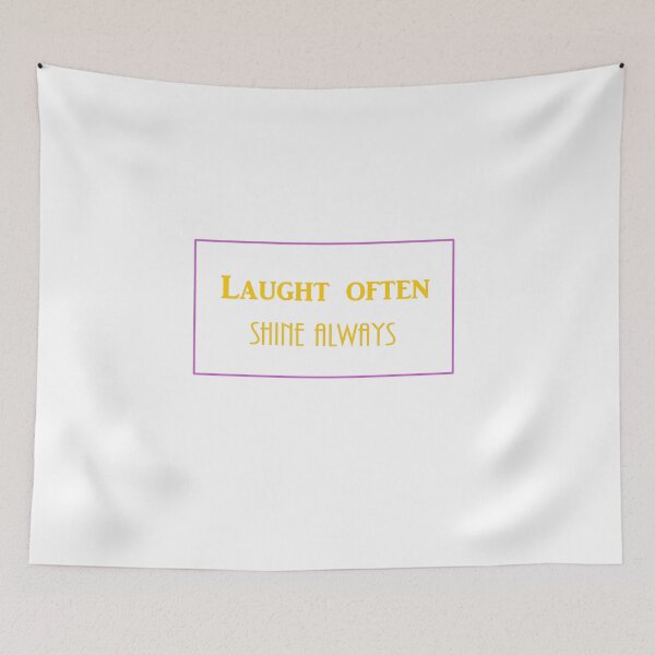 Item preview, Laughter Often Shines, Always: Inspirational Neon Sign – Positive Energy,  Happy Vibes designed and sold by Beautiful art store.