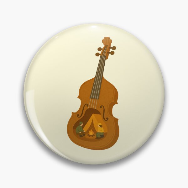 Item preview, Bass Campfire | Music Adventure Illustration designed and sold by Tiny Joy World.