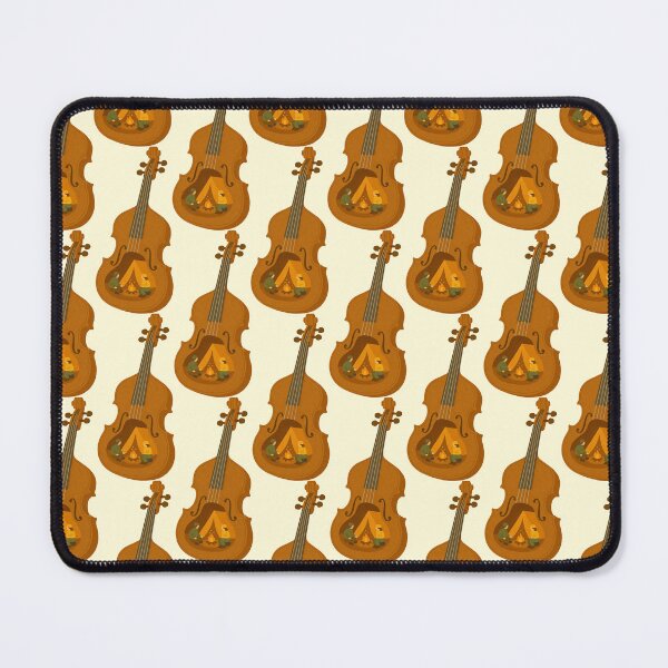 Item preview, Bass Campfire | Music Adventure Illustration designed and sold by Tiny Joy World.