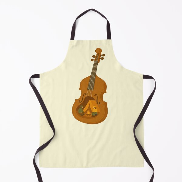 Item preview, Bass Campfire | Music Adventure Illustration designed and sold by Tiny Joy World.
