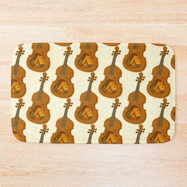 Item preview, Bass Campfire | Music Adventure Illustration designed and sold by Tiny Joy World.