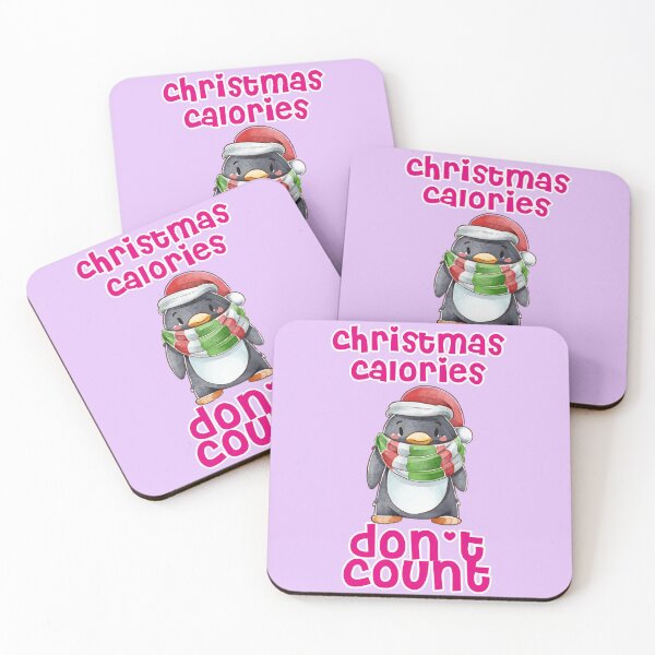 Item preview, Christmas Calories Don’t Count, Funny Christmas Saying, Witty Holiday Design designed and sold by Mauswohn.