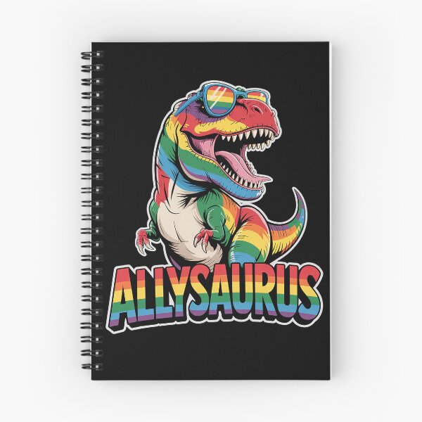 Item preview, Allysaurus LGBT Dinosaur Rainbow Flag Ally LGBT Pride designed and sold by HaileyRobel.
