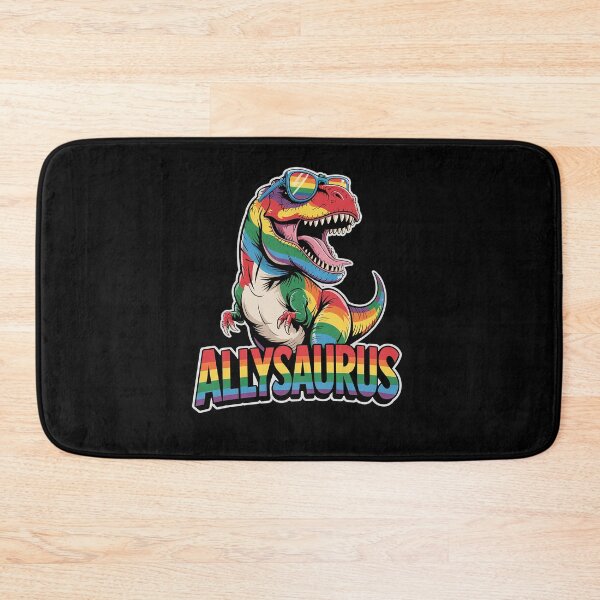 Item preview, Allysaurus LGBT Dinosaur Rainbow Flag Ally LGBT Pride designed and sold by HaileyRobel.