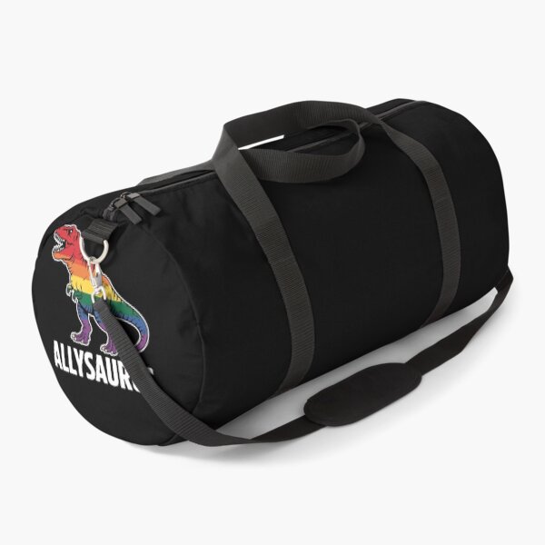 Item preview, Allysaurus dinosaur in rainbow flag for ally LGBT pride designed and sold by MinaReinger.