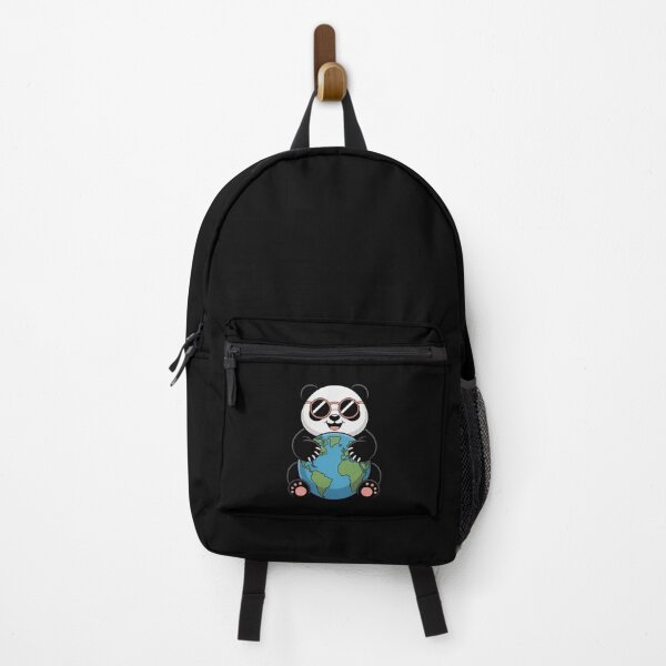 Item preview, Panda Planet Hugger – Cute Kawaii Panda Hugging Earth | Eco-Friendly Cartoon Vector designed and sold by ColorSplash123.
