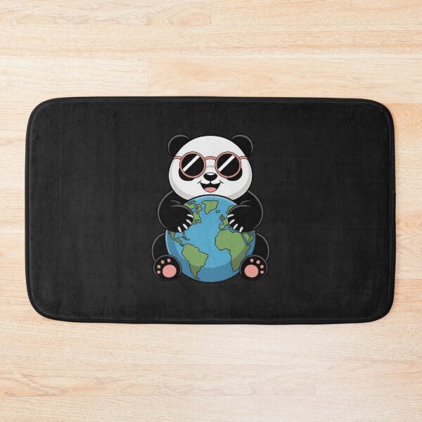 Item preview, Panda Planet Hugger – Cute Kawaii Panda Hugging Earth | Eco-Friendly Cartoon Vector designed and sold by ColorSplash123.