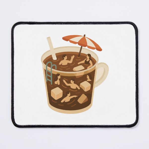 Item preview, Iced Coffee Pool - Summer Coffee Lovers’ Paradise designed and sold by Tiny Joy World.