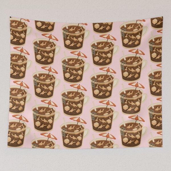 Item preview, Iced Coffee Pool - Summer Coffee Lovers’ Paradise designed and sold by Tiny Joy World.