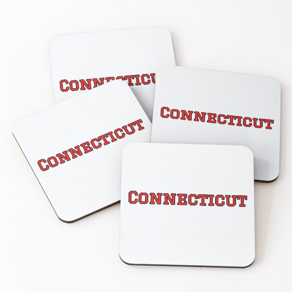 Item preview, Connecticut Pride Art – Coastal Minimalist Lettering designed and sold by Long Family Gifts.