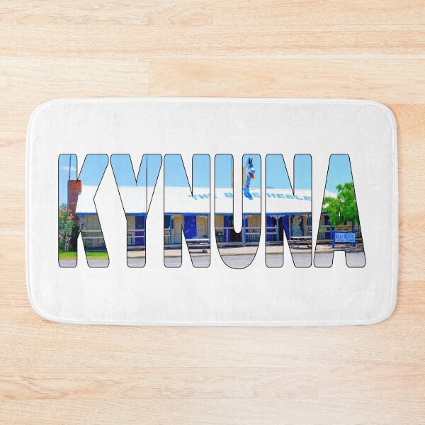 Item preview, KYNUNA - Quirky Blue Healer Hotel Pub Outback West Queensland designed and sold by Adam Gormley.