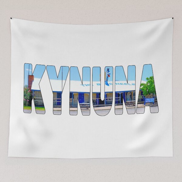 Item preview, KYNUNA - Quirky Blue Healer Hotel Pub Outback West Queensland designed and sold by Adam Gormley.