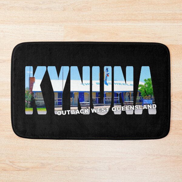 Item preview, KYNUNA Outback West Queensland - Quirky Blue Healer Hotel Pub designed and sold by Adam Gormley.