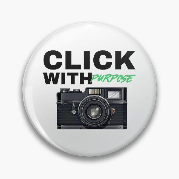 Item preview, Click with Purpose – Inspirational Camera Design for Photography Lovers designed and sold by Ani-24.