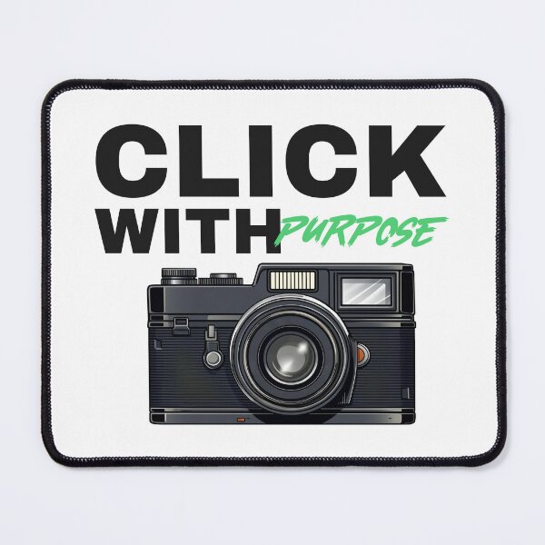 Item preview, Click with Purpose – Inspirational Camera Design for Photography Lovers designed and sold by Ani-24.
