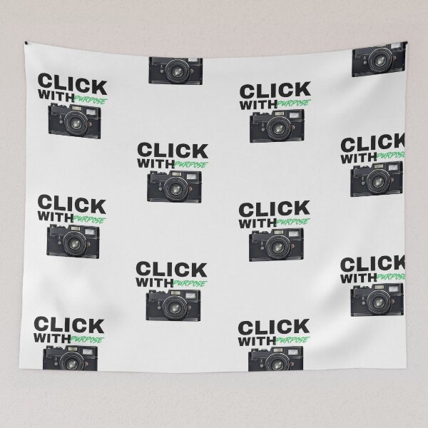 Item preview, Click with Purpose – Inspirational Camera Design for Photography Lovers designed and sold by Ani-24.