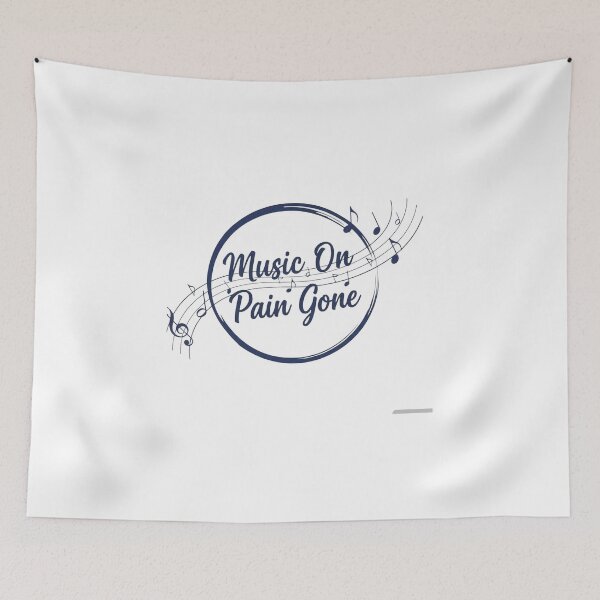 Item preview, Music On Pain Gone Logo. Music Therapy Concept Logo. designed and sold by ZyVoAli.
