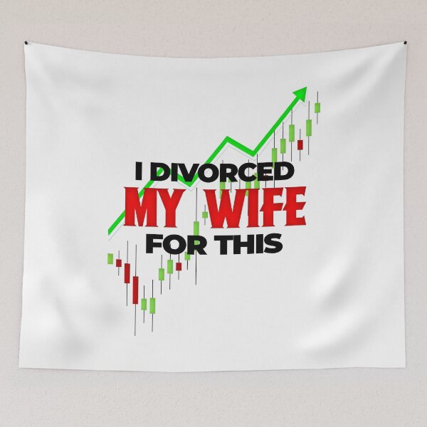 Item preview, I Divorced My Wife For This Day Trading designed and sold by KamiTrades.