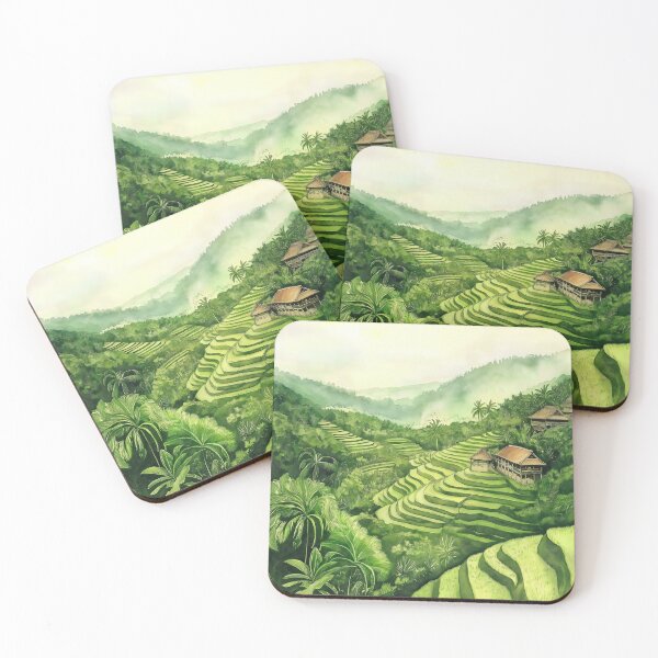 Item preview, Bali Rice Terraces Morning Mist designed and sold by Nytheris.