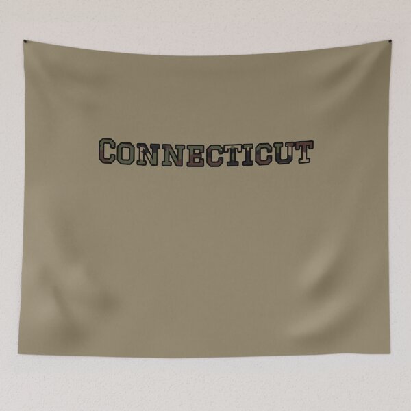 Item preview, Connecticut Camo Typography – Rugged Outdoor Military Style Design designed and sold by Long Family Gifts.