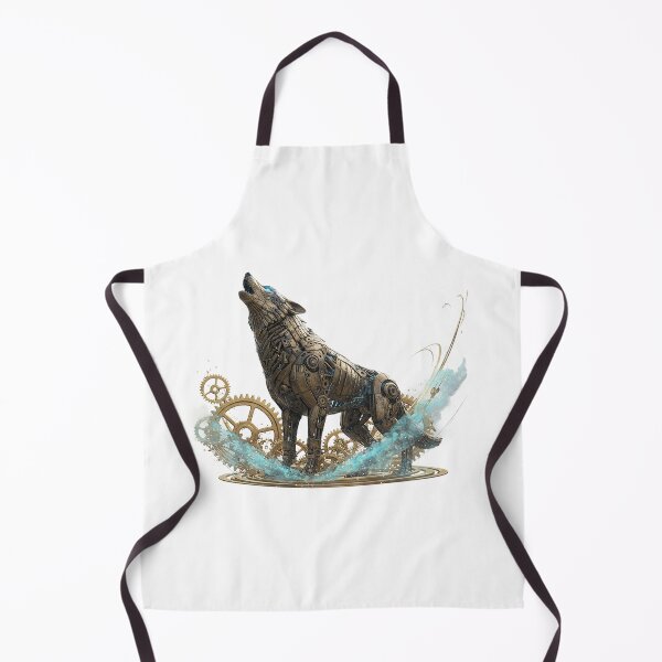 Item preview, Iron Howl – The Mechanical Spirit Wolf designed and sold by CelticSoulShop.
