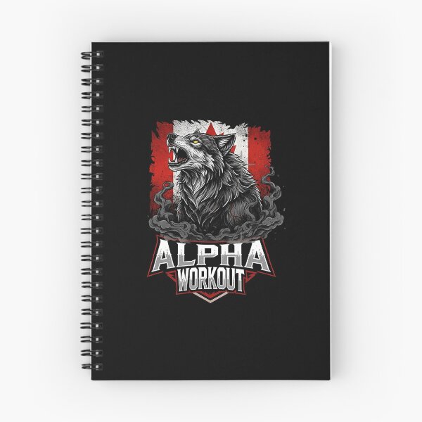 Item preview, Alpha Wolf Canada Flag Gym Design designed and sold by El Hermano Gym.