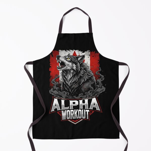 Item preview, Alpha Wolf Canada Flag Gym Design designed and sold by El Hermano Gym.