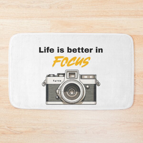 Item preview, Life Is Better in Focus – Inspirational Camera Design for Photography Lovers designed and sold by Ani-24.
