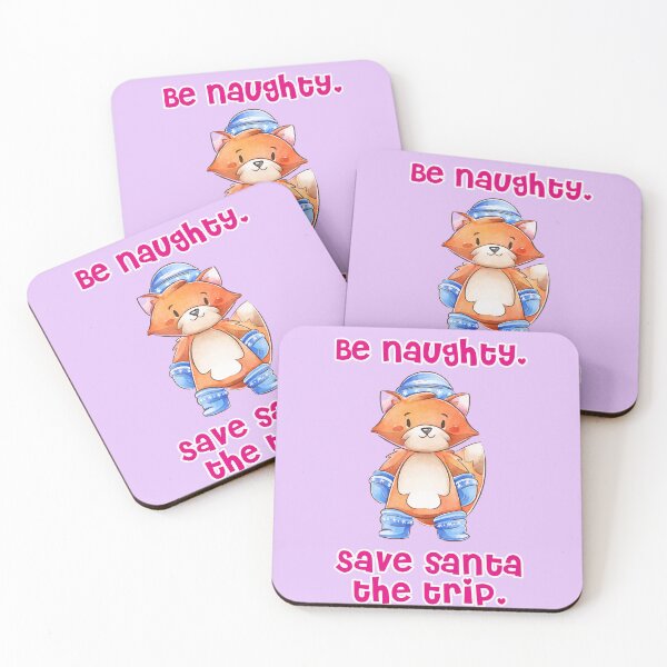 Item preview, Be Naughty, Save Santa the Trip, Funny Christmas design for naughty Christmas fans designed and sold by Mauswohn.