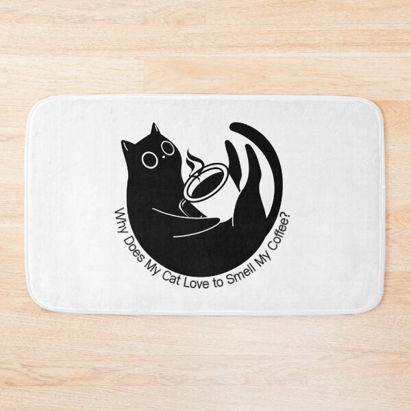 Item preview, Why My Cat Loves Coffee Aroma Tee - Curious Feline Morning Ritual Shirt by Clothesbest designed and sold by Clothesbest.