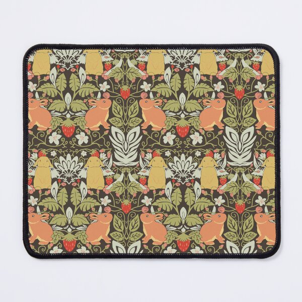 Item preview, Kawaii Bunnies pattern inspired by William Morris designed and sold by tayaan.