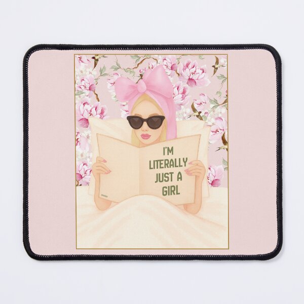 Item preview, Funny Feminist Sarcasm - I’m Literally Just A Girl designed and sold by SaltedBeachPaperie.