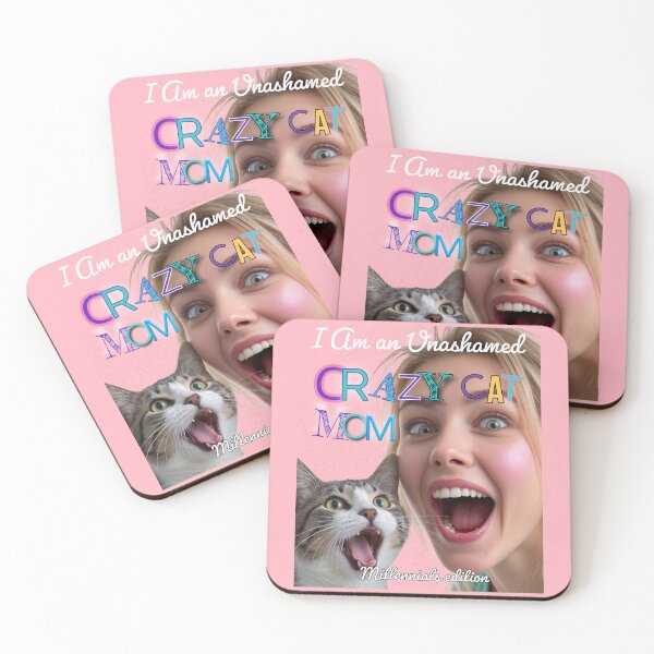 Item preview, Crazy Cat Mom Millennials Edition designed and sold by OldDogNewDawn.