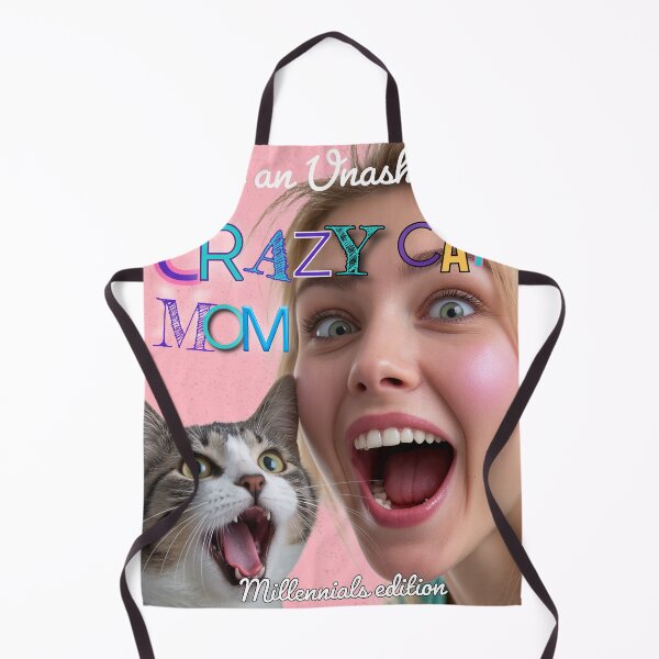 Item preview, Crazy Cat Mom Millennials Edition designed and sold by OldDogNewDawn.
