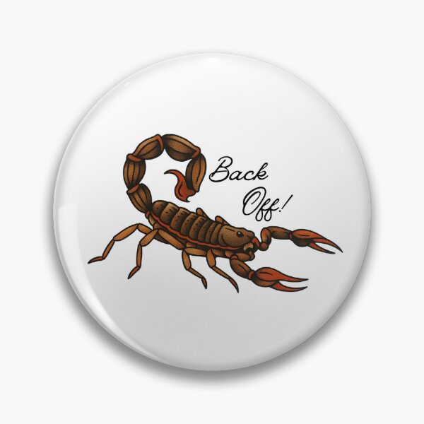 Item preview, Scorpion - Back Off! designed and sold by stickerme2025.