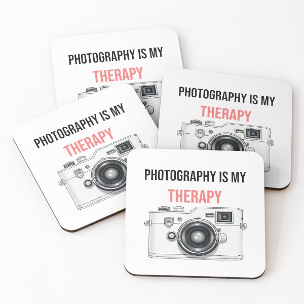 Item preview, Photography Is My Therapy – Calming Camera Design for Creative Souls designed and sold by Ani-24.
