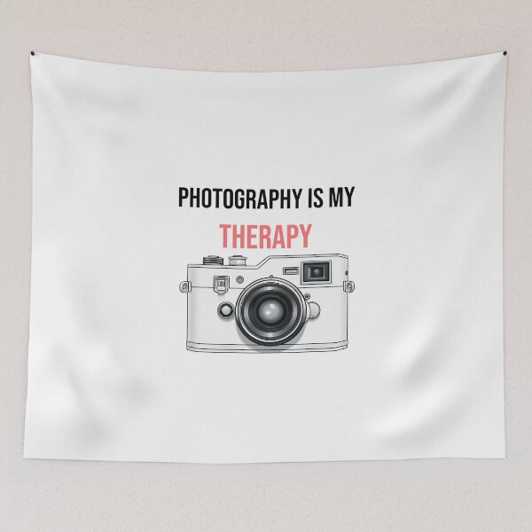 Item preview, Photography Is My Therapy – Calming Camera Design for Creative Souls designed and sold by Ani-24.