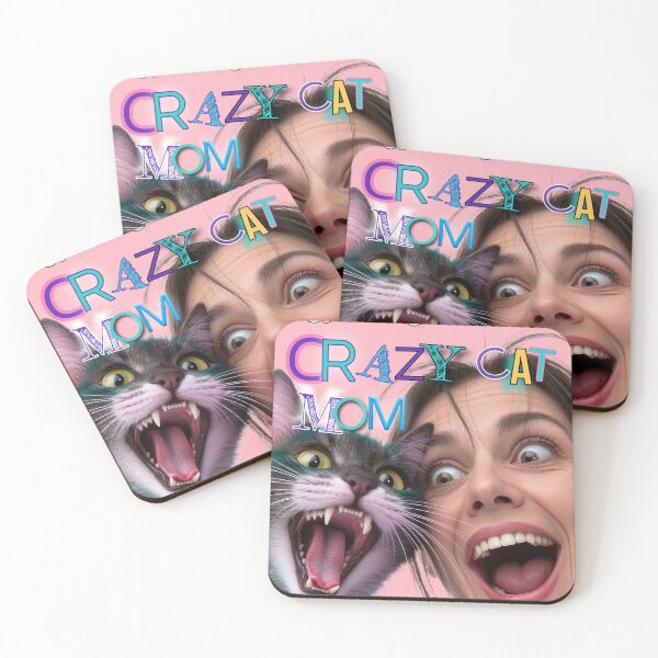 Item preview, Crazy Cat Mom Gen X Edition designed and sold by OldDogNewDawn.
