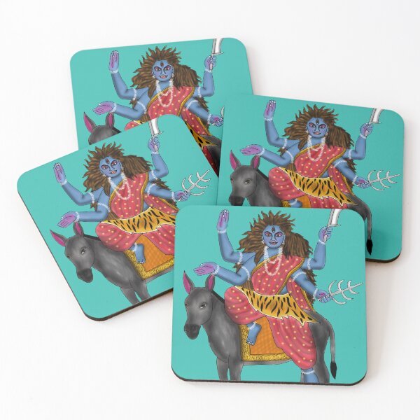 Item preview, Goddess Kalratri Divine Art designed and sold by Harshit_Digital_Arts.