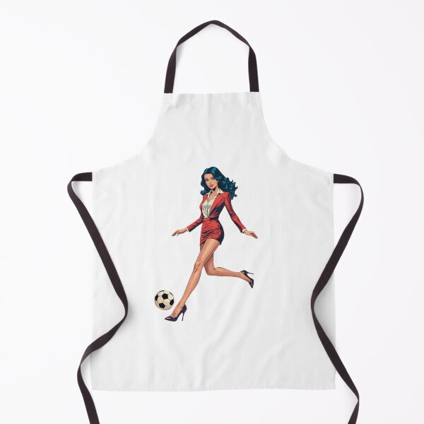 Item preview, High Heels Soccer Star – Pop Art Business Woman Playing Football designed and sold by RDproject.
