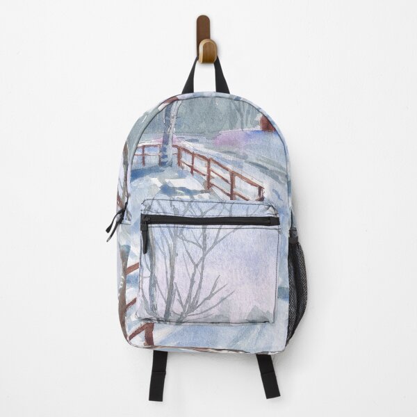 Item preview, Winter walk in a village designed and sold by SoupSouka.