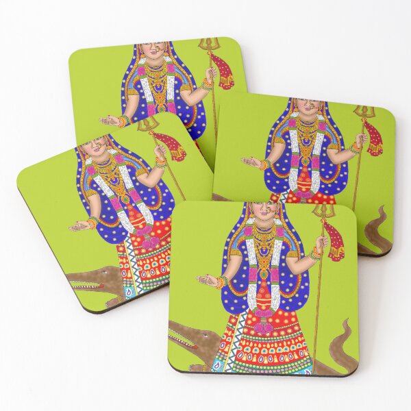 Item preview, Goddess Khodiyar Divine Art designed and sold by Harshit_Digital_Arts.