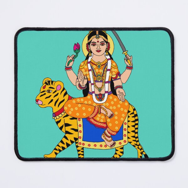 Item preview, Goddess Katyayani Divine Art designed and sold by Harshit_Digital_Arts.