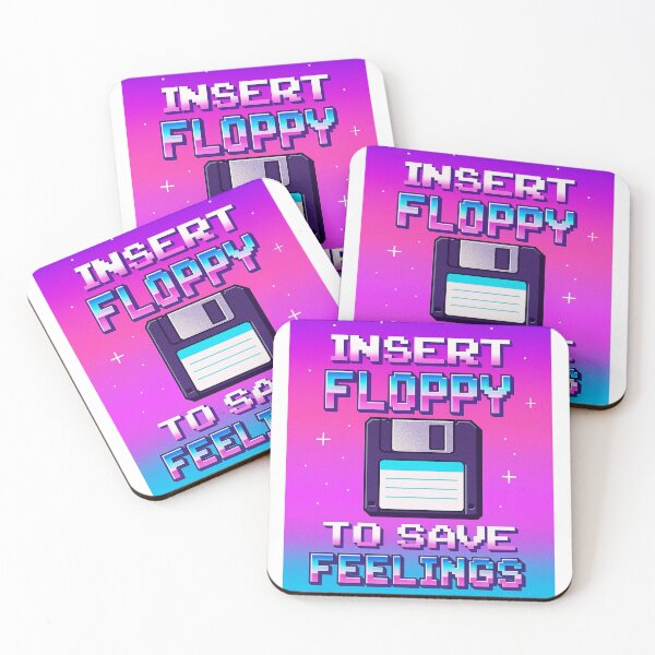 Artikelvorschau, Legen Sie eine Diskette ein, um Gefühle zu speichern entworfen und verkauft von Vibepop.store.