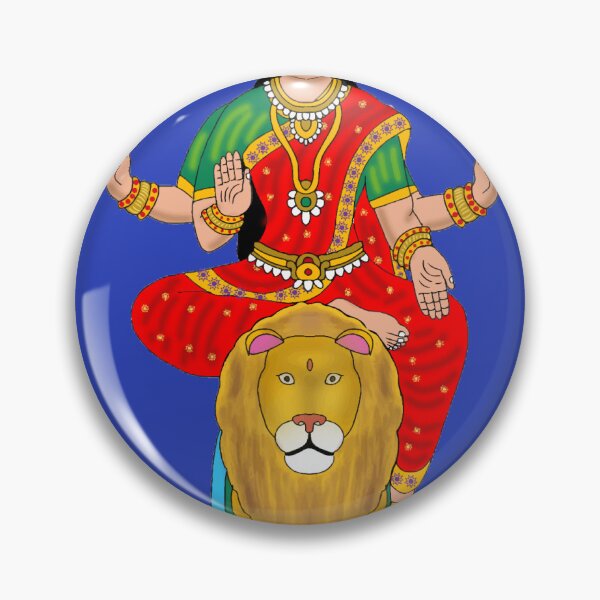 Item preview, Goddess Katyayni Divine Art designed and sold by Harshit_Digital_Arts.