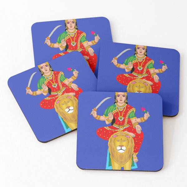 Item preview, Goddess Katyayni Divine Art designed and sold by Harshit_Digital_Arts.