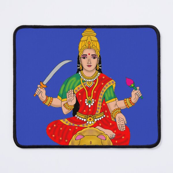 Item preview, Goddess Katyayni Divine Art designed and sold by Harshit_Digital_Arts.