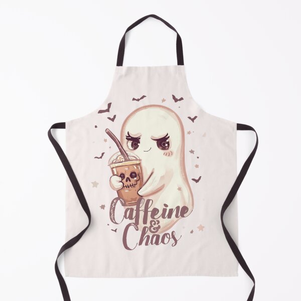 Item preview, Caffeine & Chaos | Cute Ghost Coffee Lover Design designed and sold by Moon's Arts.